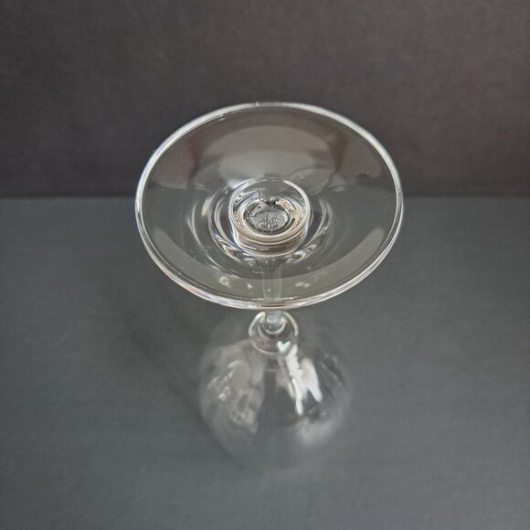 Mikasa Stephanie Wine Glass 7" Tall Clear Crystal Vertical Cut Stemware Elegant - Picture 14 of 15